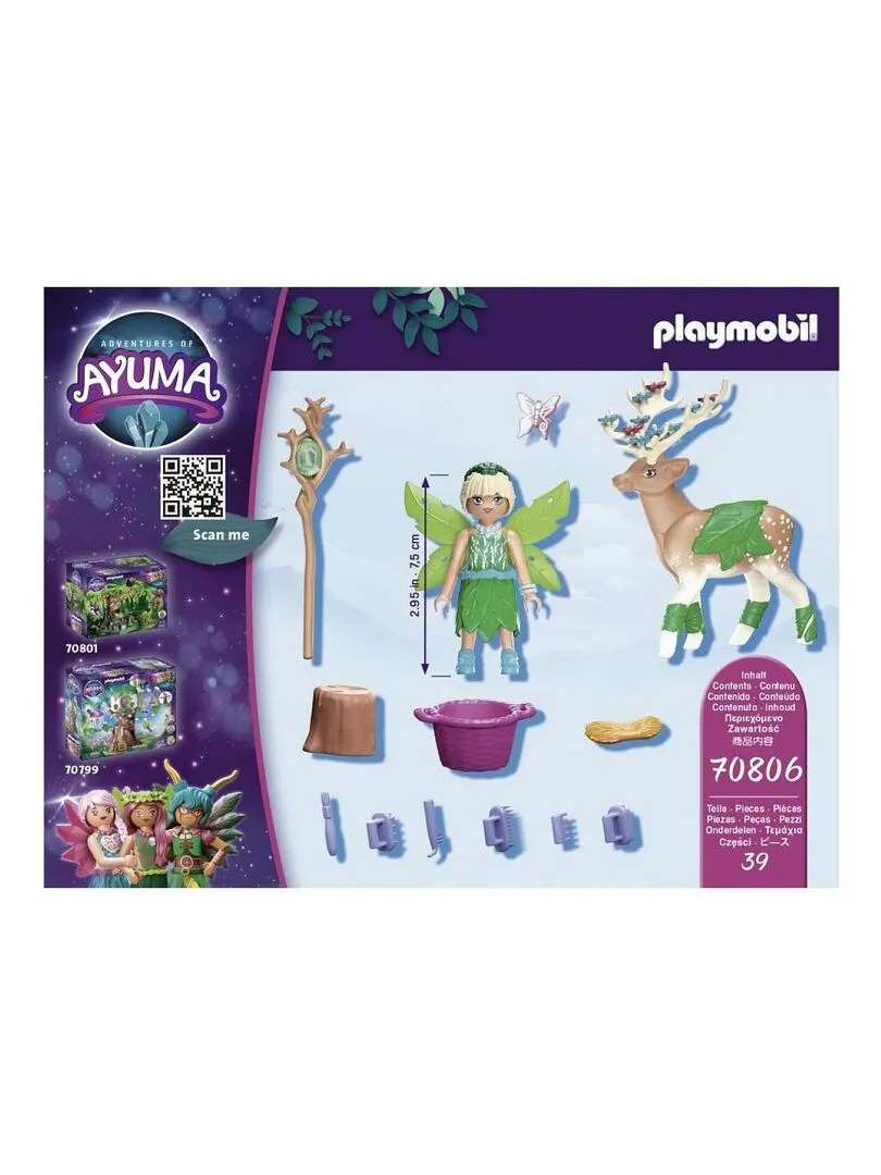 70806 'playmobil' Forest Fairy Avec Animal Prefere - N/A