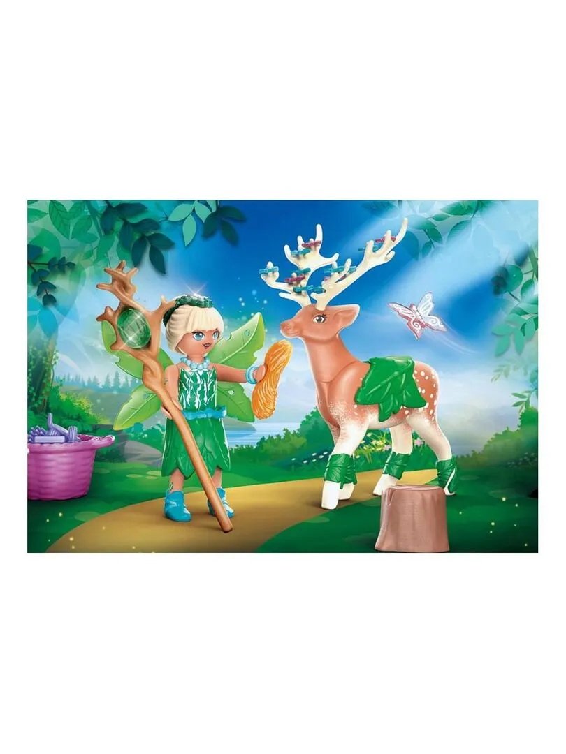 70806 'playmobil' Forest Fairy Avec Animal Prefere - N/A