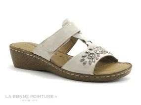 Achat chaussures Linea Supremo Femme Mule, vente Supremo 692790300 Ice - Perles - Mule beige Femme