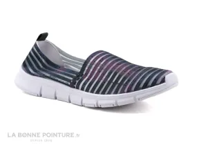 Achat chaussures Moran's Femme Chaussure de Sport, vente Morans KLED violet gris - Elastique - Basket slip-on Femme