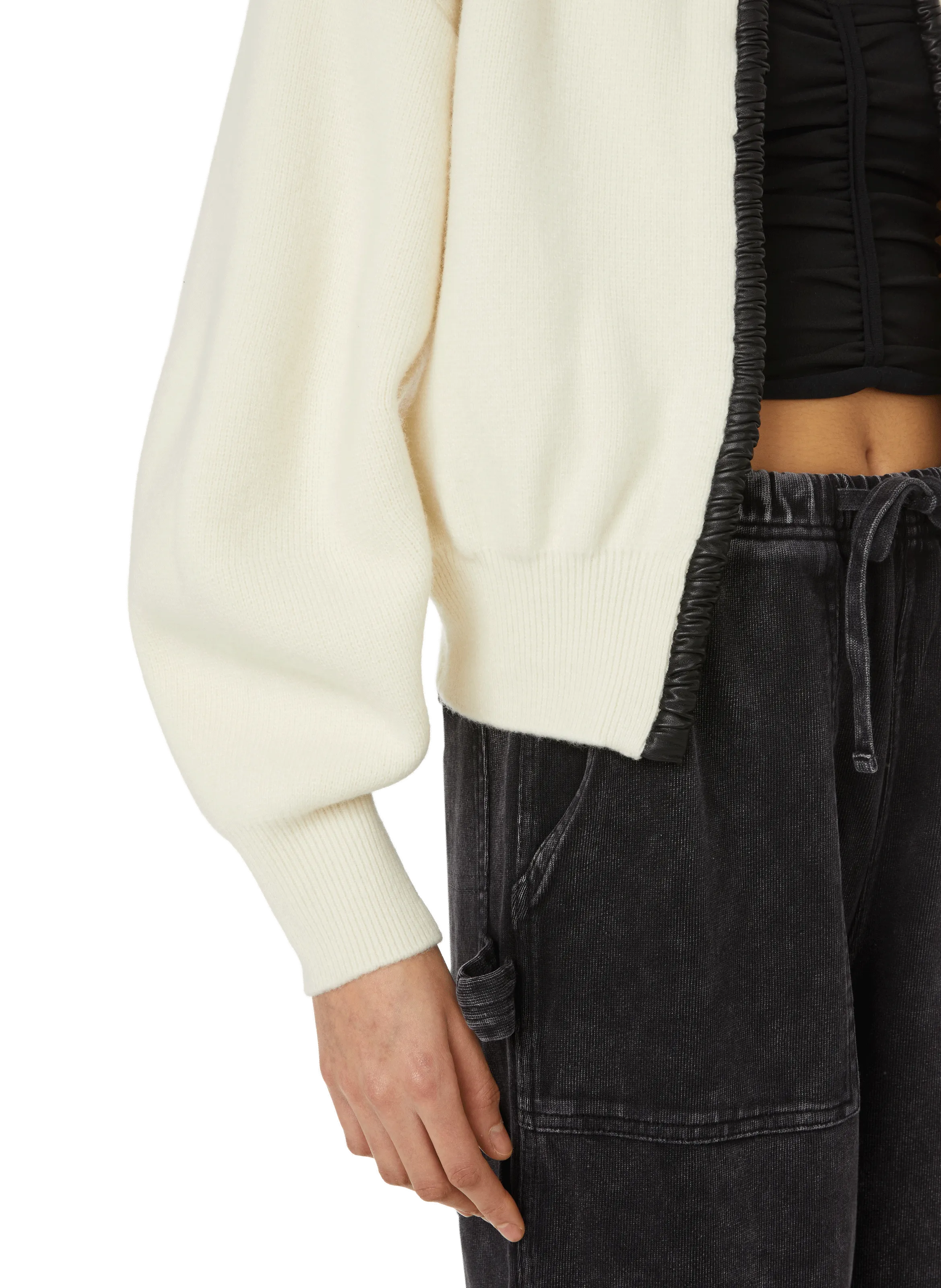 ALEXANDER WANG  Gilet en laine mélangée - Blanc