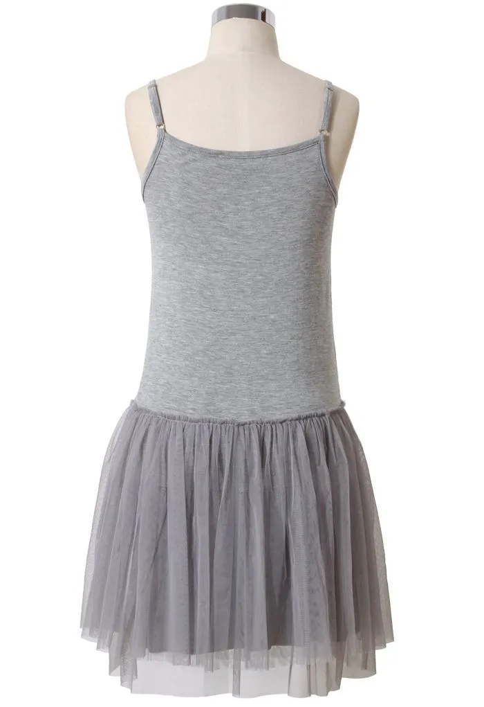 Ballet Robe en Tulle Gris 