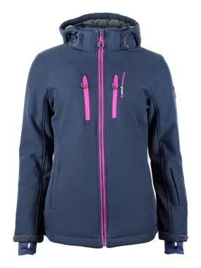 Blouson softshell femme ANADI - PEAK MOUNTAIN - Bleu marine