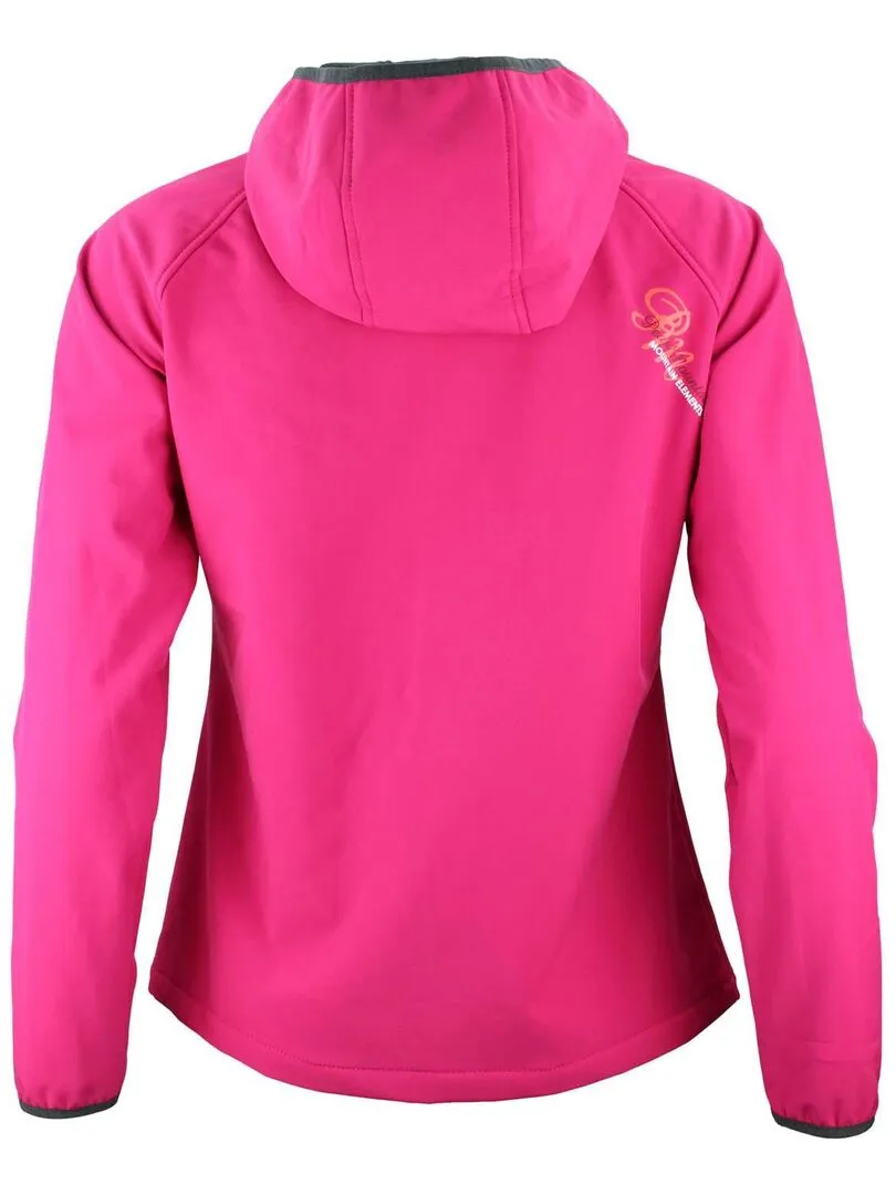 Blouson softshell femme ANSO - PEAK MOUNTAIN - Rose fushia