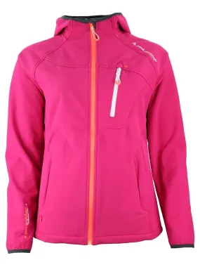 Blouson softshell femme ANSO - PEAK MOUNTAIN - Rose fushia