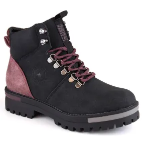 Bottines à lacets noires pour femmes Big Star MM274318 le noir