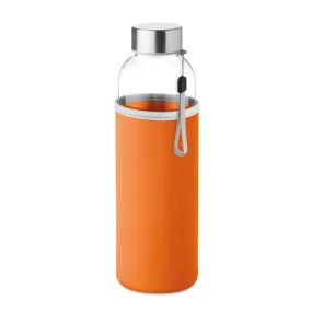 Bouteille en verre avec housse néoprène personnalisée - 500ml - UTAH GLASS