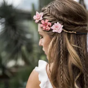 Couronne De Fleurs Pour Petite Fille D'honneur