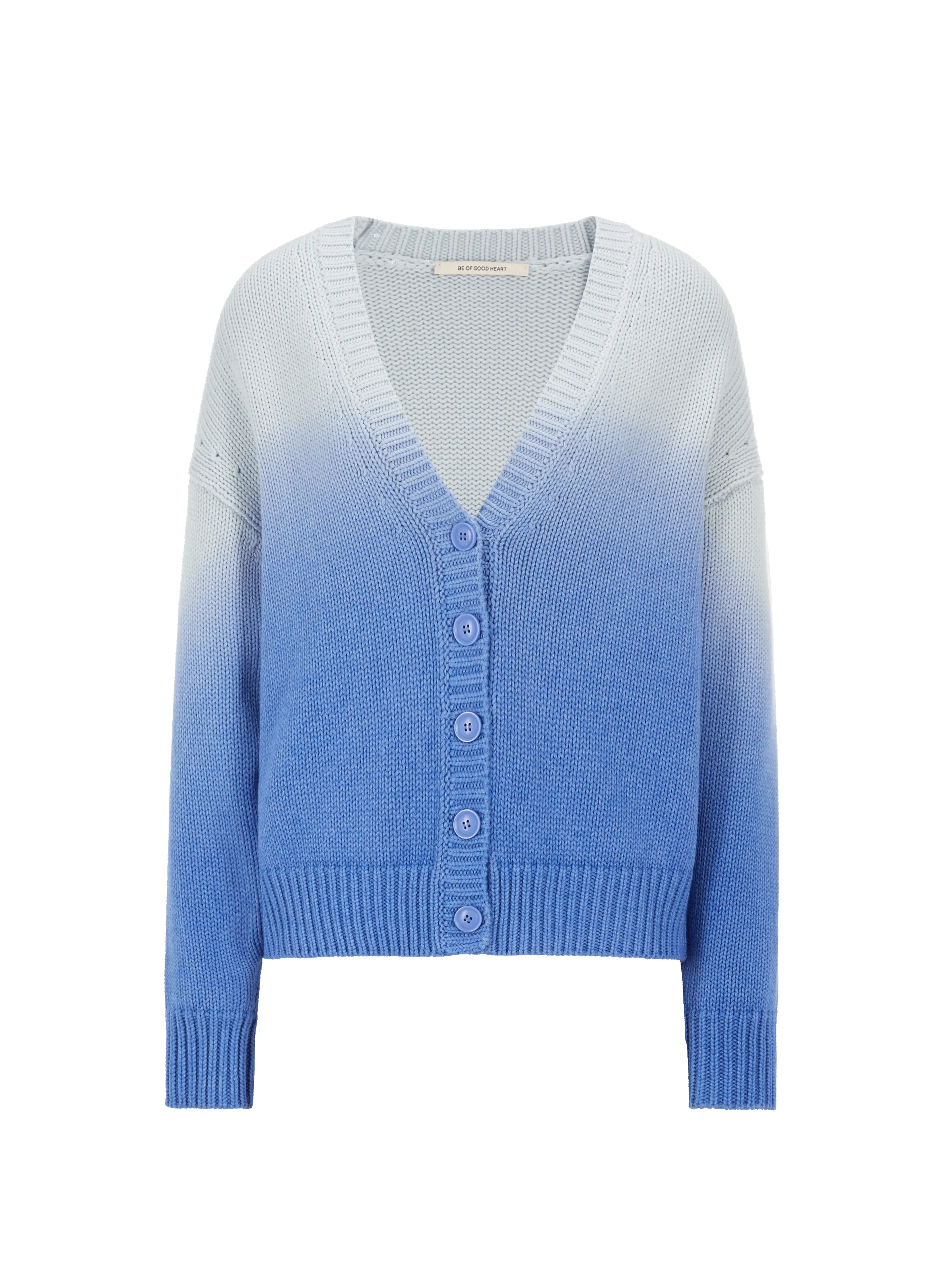 ETRE CECILE  Gilet en laine et coton  - Bleu