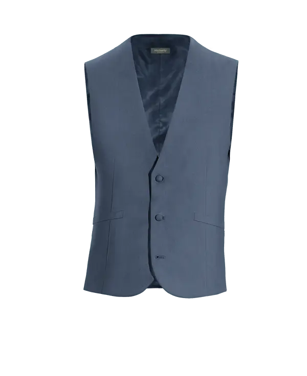 Gilet en Laine Bleu