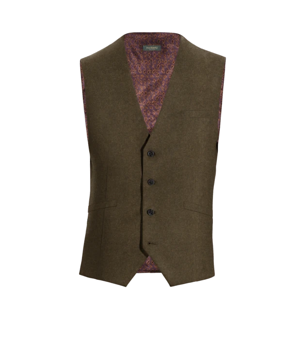 Gilet en Laine Marron