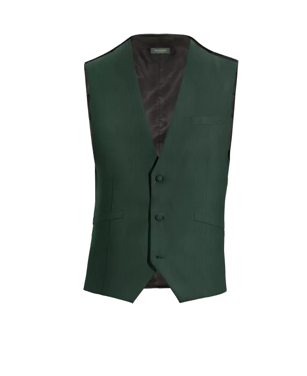 Gilet en Laine Vert