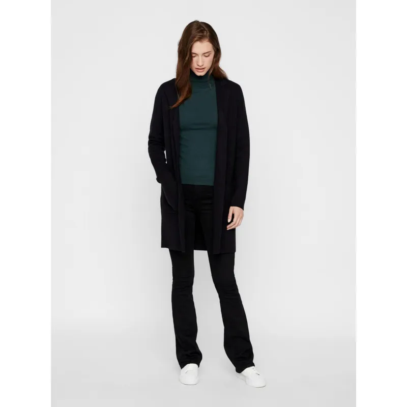 Gilet long tasty noir femme - Vero Moda | wimod