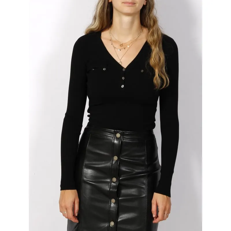 Gilet long tasty noir femme - Vero Moda | wimod