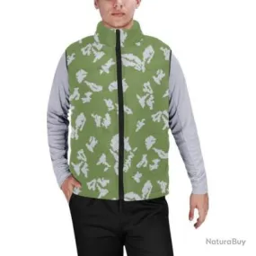 Gilet matelassé doudoune sans manches avec col montant camouflage russe KLMK Berehzka Serebryanyi