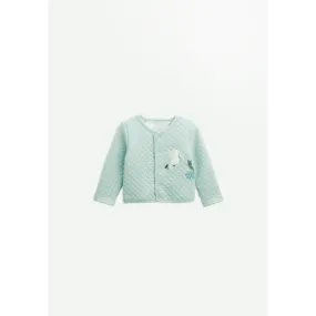 Gilet réversible bébé en coton matelassé Kimi - PETIT BEGUIN