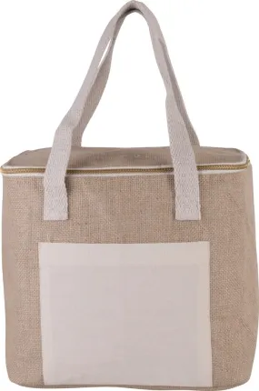 Kimood KI0353 - Sac isotherme en jute - modèle moyen