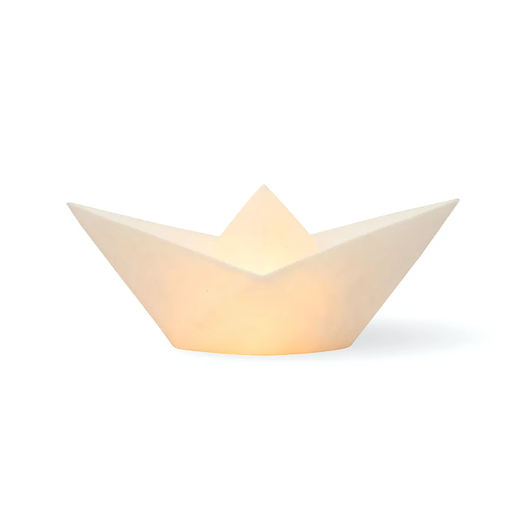 Lampe bateau papier