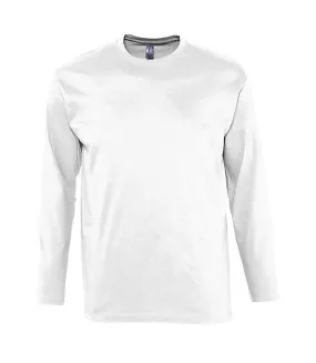 Monarch t-shirt à manches longues homme blanc SOLS