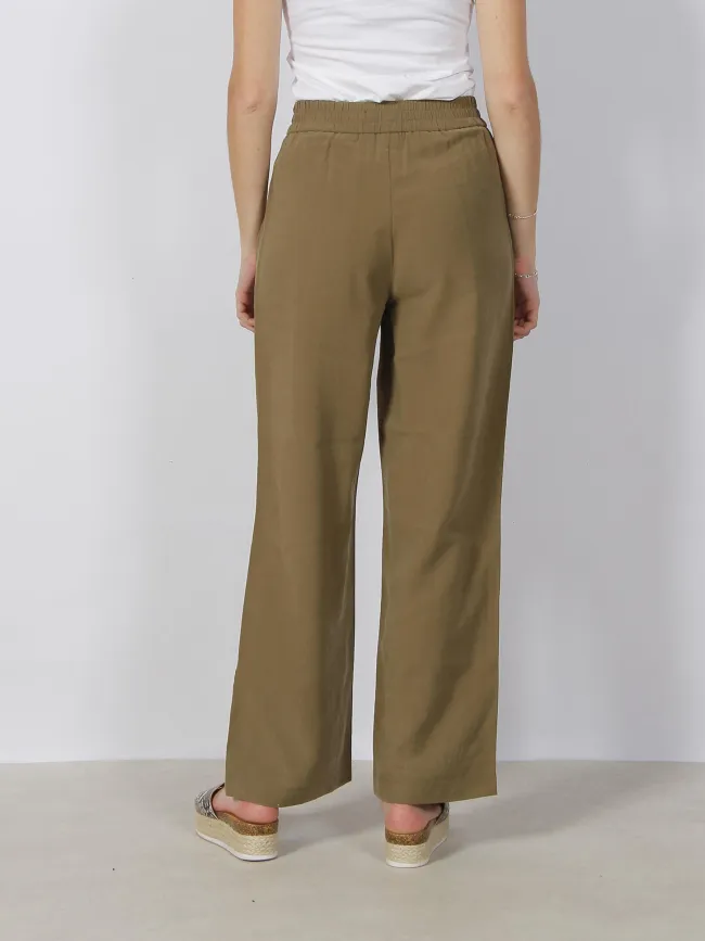 Pantalon large carmen kaki femme - Vero Moda | wimod