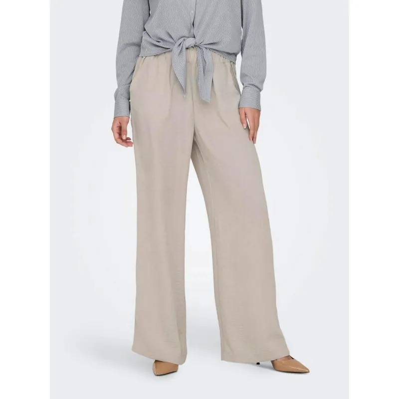 Pantalon large carmen kaki femme - Vero Moda | wimod