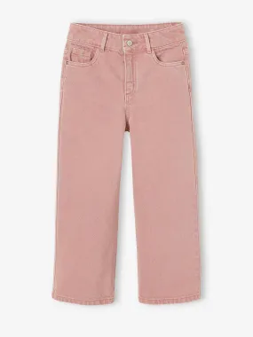 Pantalon large fille bois de rose - Vertbaudet