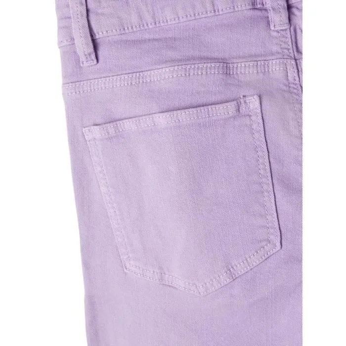 Pantalon large fille NAME IT - NKFROSE - Coupe large - Pourpre - Taille standard