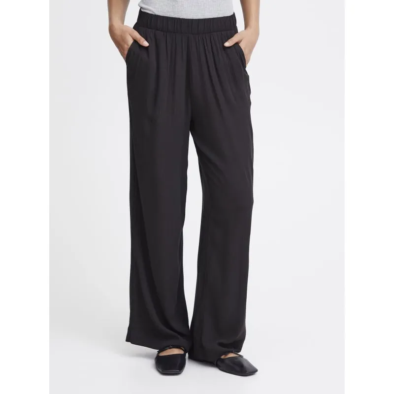 Pantalon large maya bleu marine femme - Vero Moda | wimod