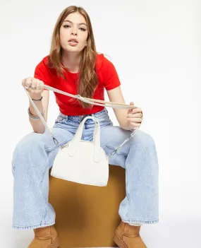 Petit sac bowling boxy en vinyle