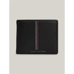 Portefeuille casual brodé noir homme - Tommy Hilfiger | wimod