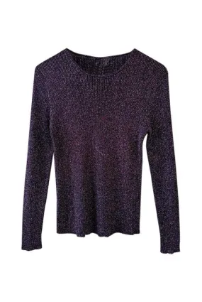 Pull en soie et lurex