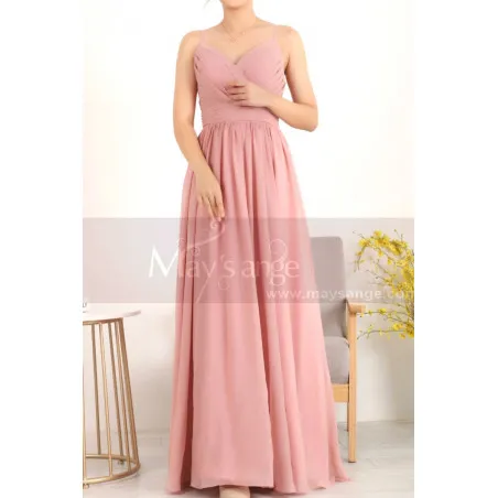 Robe Longue De Cérémonie Femme Dos Nu Croisé Stylé