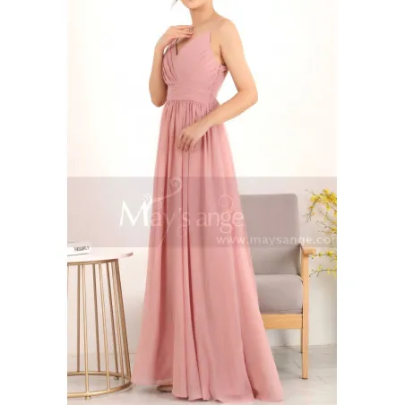 Robe Longue De Cérémonie Femme Dos Nu Croisé Stylé