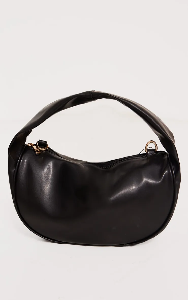 Sac ample en PU doux noir