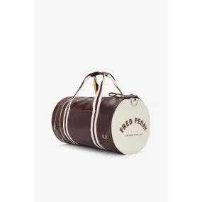 Sac Bowling - bandouliere amovible pour porté épaule brique/écru Fred Perry - Sac de voyage Homme sur MenCo