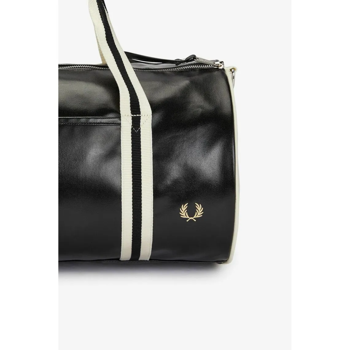 Sac Bowling - bandouliere amovible pour porté épaule noir/écru  Fred Perry - Sac de voyage Homme sur MenCor