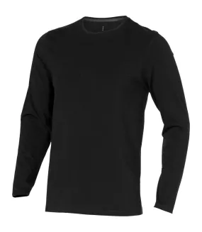 T-shirt manches longues ponoka homme noir Elevate