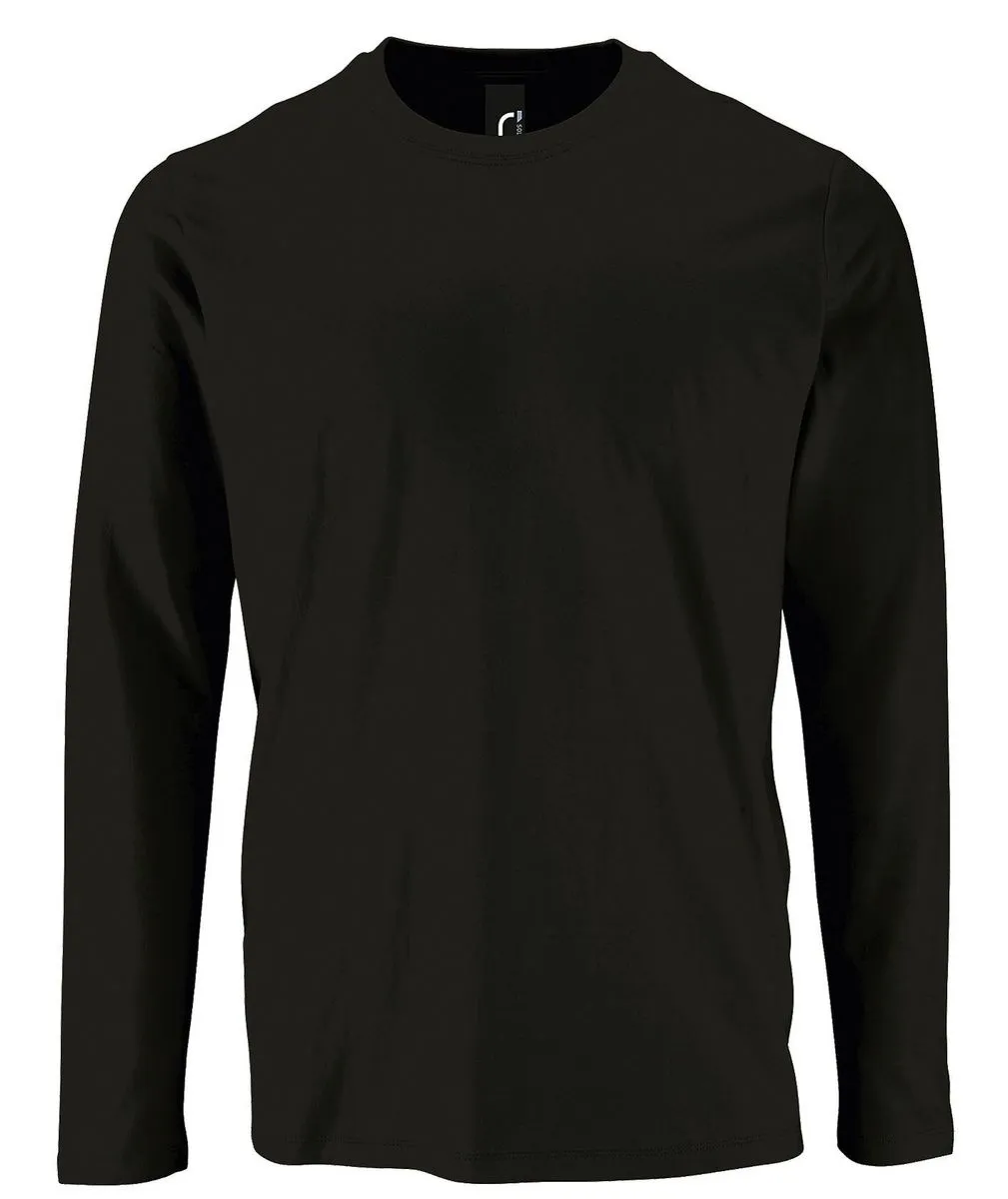 T-shirt manches longues pour homme - 02074 - noir 