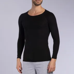 T-shirt manches longues thermique homme noir