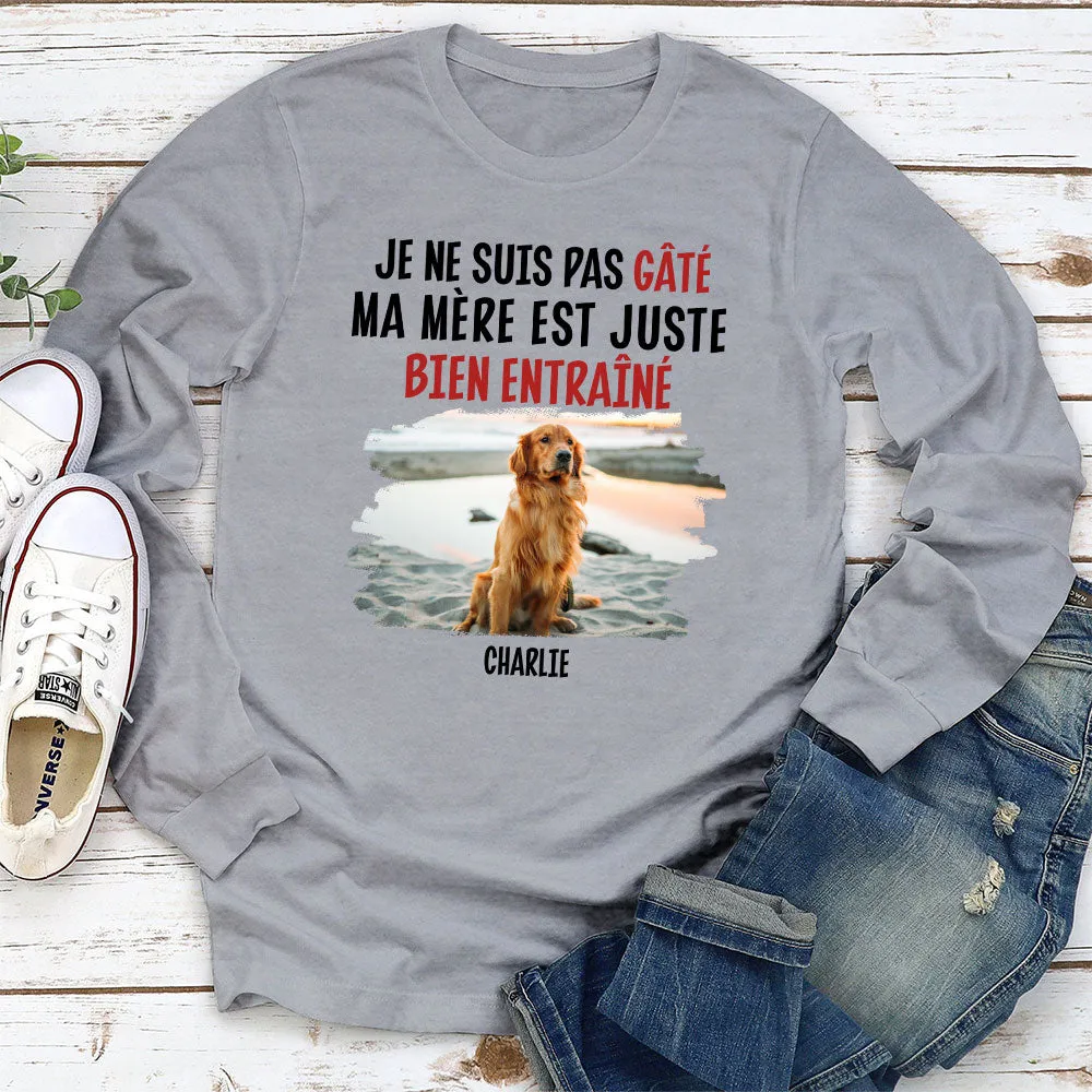 T-Shirt Personnalisé Manches Longues - Bien Entraîné