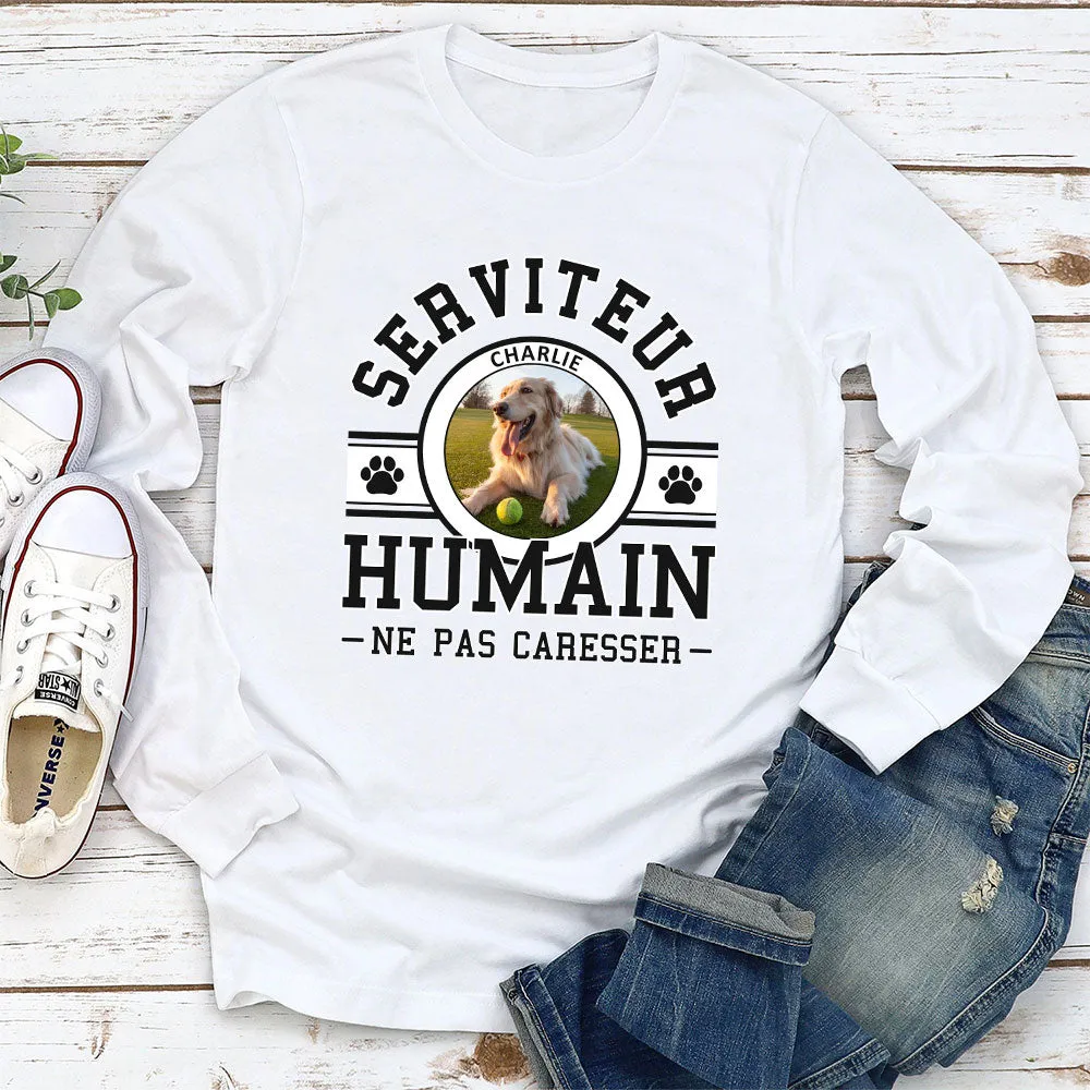 T-Shirt Personnalisé Manches Longues - Serviteur Humain