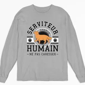 T-Shirt Personnalisé Manches Longues - Serviteur Humain