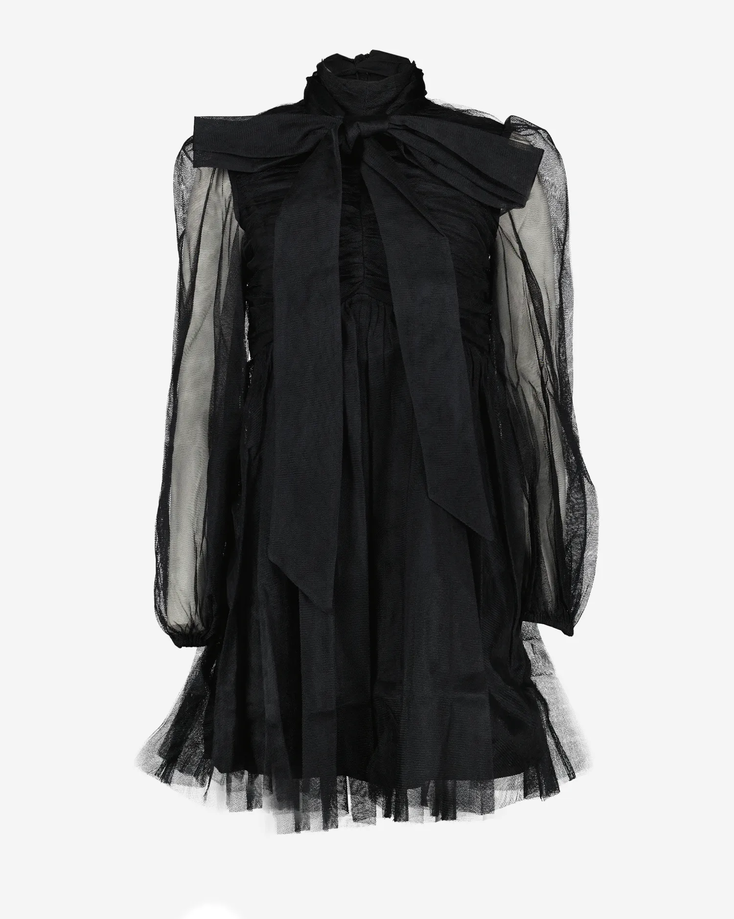 Zimmermann mini robe en tulle noir